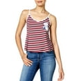 thumbnail image 1 of Hybrid Womens Snoopy Americana Tank Top, Red, Juniors, X-Small, 1 of 2