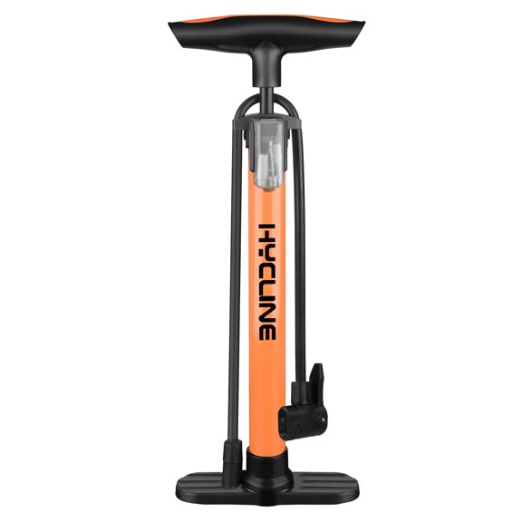 Hycline Bike Floor Pump 150 PSI High Pressure with Presta and Schrader Valve