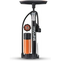 Hycline Bike Floor Pump Presta and Schrader Valve 160 PSI High Pressure with Gauge