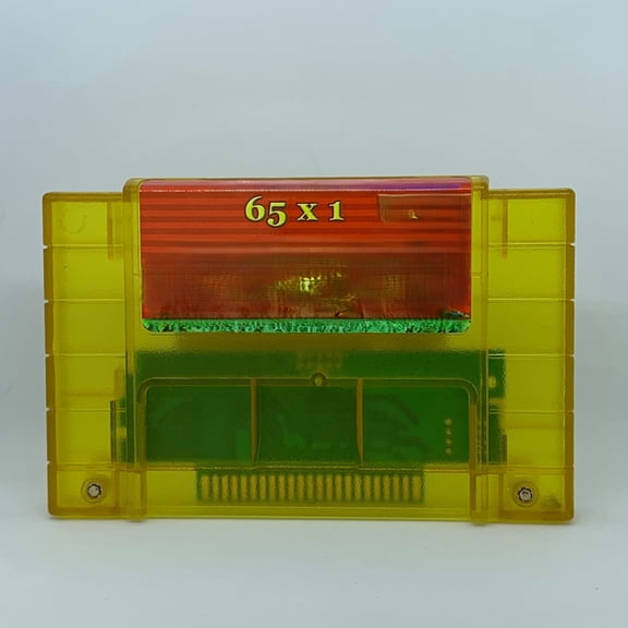Hycus Super 65 in 1 Multi Games Cartridge 16 Bit Game Card for SNES US Version