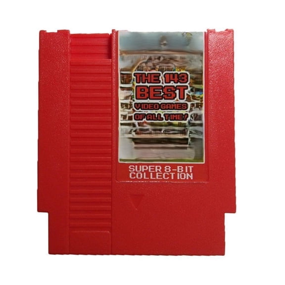 Hycus Super Cartridge 143 in 1 Multi Game Cartridge for NES 8bit Video Game Consoles