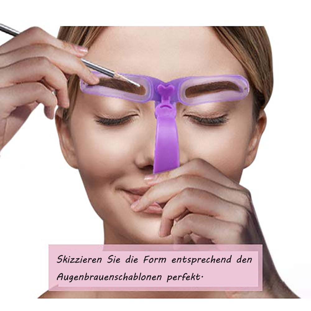 Hydanny Eyebrow Stencils, Eyebrow Template, 8 Styles Reusable Eyebrow Stencil