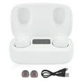 thumbnail image 1 of Hydanny HDY‑Y2S Bluetooth 5.0 Earphone In‑Ear Heavy Bass Wireless Headphone Bilateral Stereo White, 1 of 8