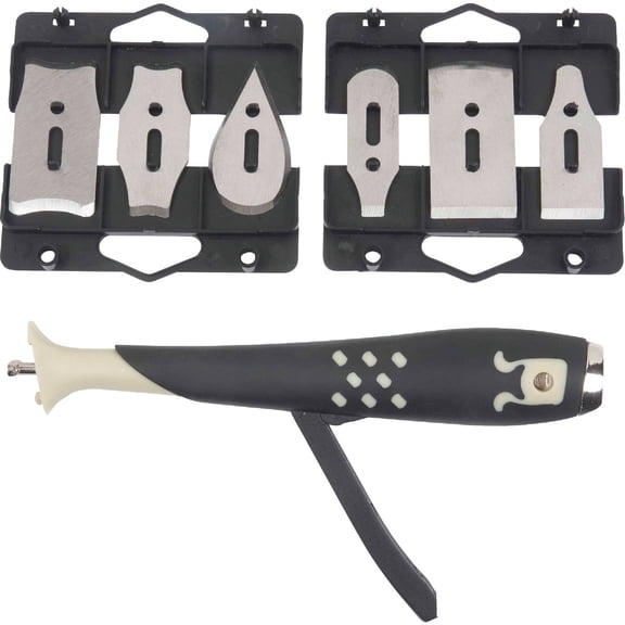 Hyde 1 in. W Stainless Steel Contour Scraper Kit