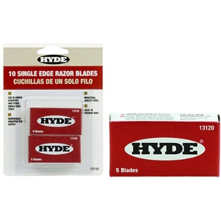 Hyde 13140 5Pk Single Edge Razor Blade Merchandiser 20Pk