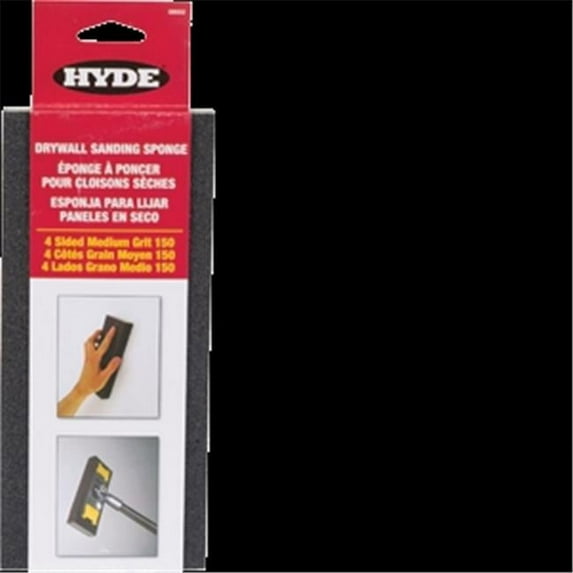 Hyde 9052 8.88 x 4 x 0.75 in. 4-Sided Medium Sanding Sponge