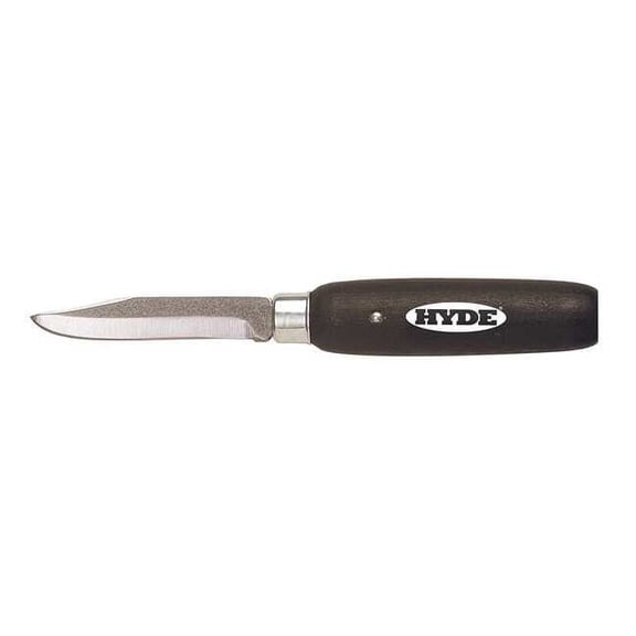 Hyde Carving Knife,Sloyd,7in.L,Black 40160