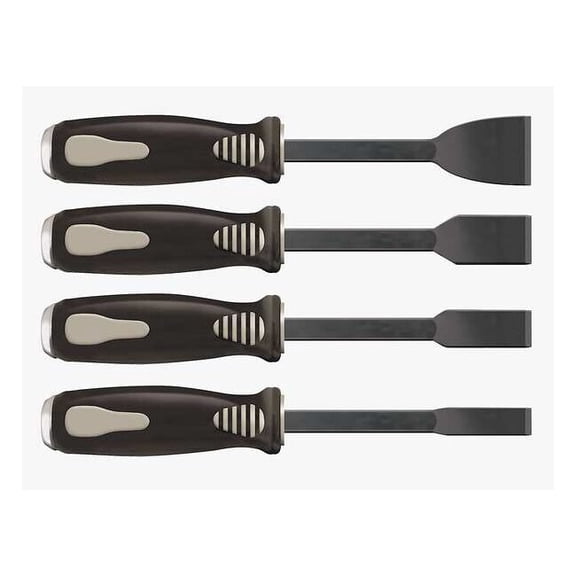 Gasket Scraper Set,1/2,3/4,1, 1-1/2",4Pc 08030