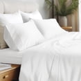 thumbnail image 1 of Hyde Lane 900 Thread Count Cotton Rich Full Size Bed Sheets - Soft, Durable Alpha Cotton®, Sateen Weave, Deep Pocket 16 Inches, Ultra-Comfort Bedding Set (Full, White), 1 of 14
