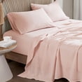 thumbnail image 1 of Hyde Lane Linen Sheets Full Size - Organic Linen Cotton Sheet Set, Luxury French Flax Cotton Blend Sheets for All Seasons - Soft & Breathable, 4 Pcs (Full, Pink), 1 of 16