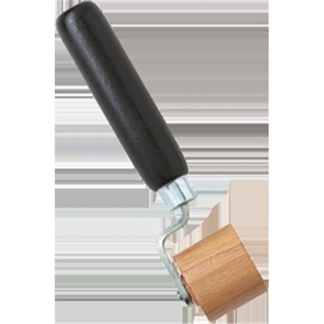 Hyde 1-1/4 Inch Hardwood Seam Roller - 2-in-1 Flat Wallcovering Tool For Corners & Seams