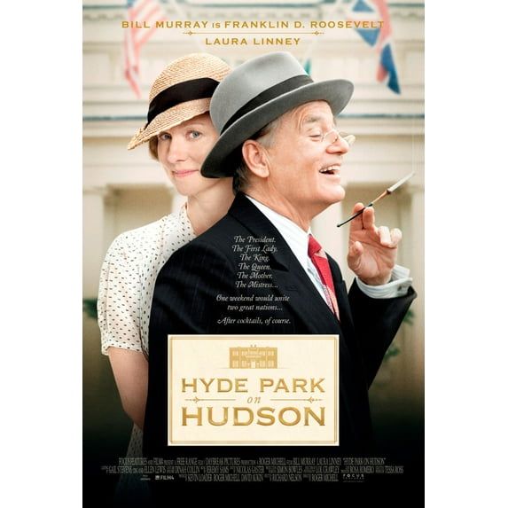 Hyde Park On The Hudson Poster 12x16 Print on Metal Sign 12in x 16in Square Adults Best Posters