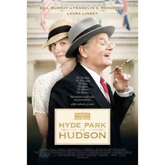 Hyde Park on Hudson mini movie poster (Bill Murray Laura Linney)