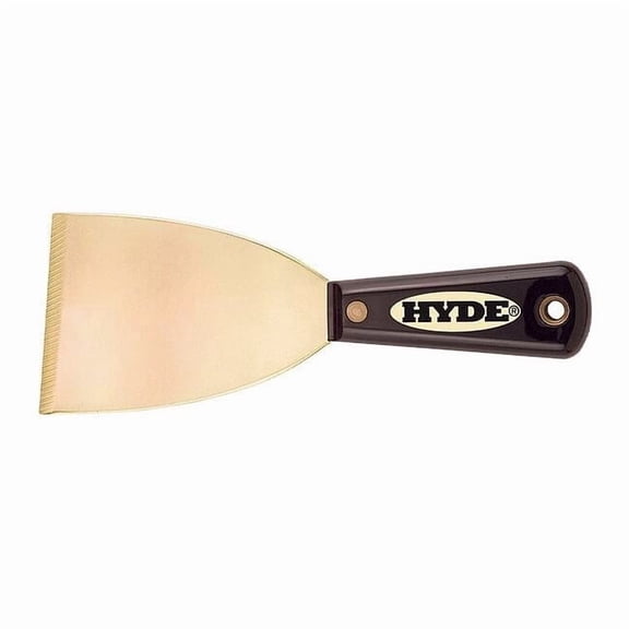 Hyde Scraper,Stiff,3",Brass 02420