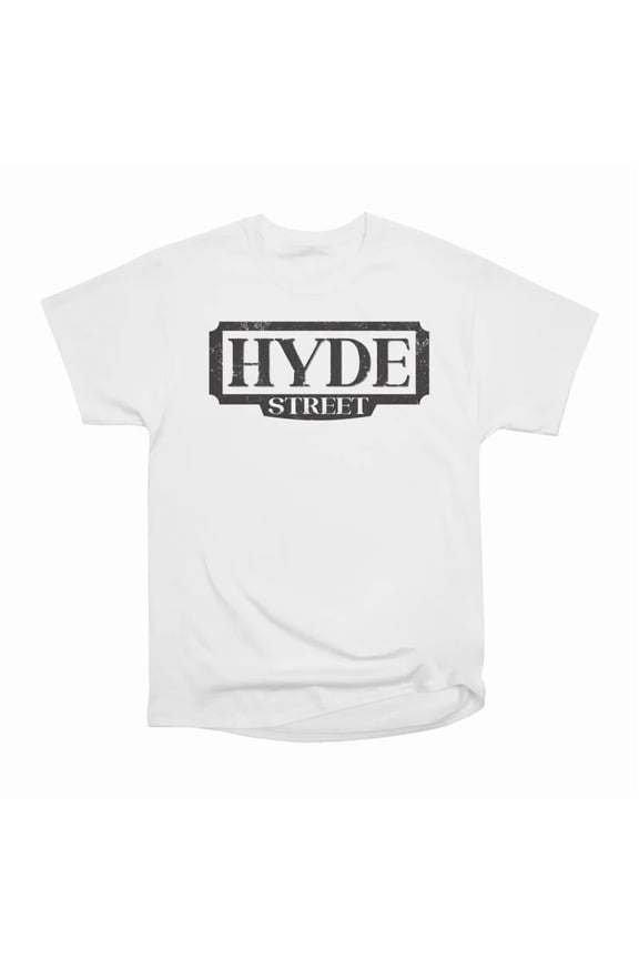 Hyde Street Logo Black Letters BW 003 T-Shirt Tee Gift For Him Merch For Her Apparel For F