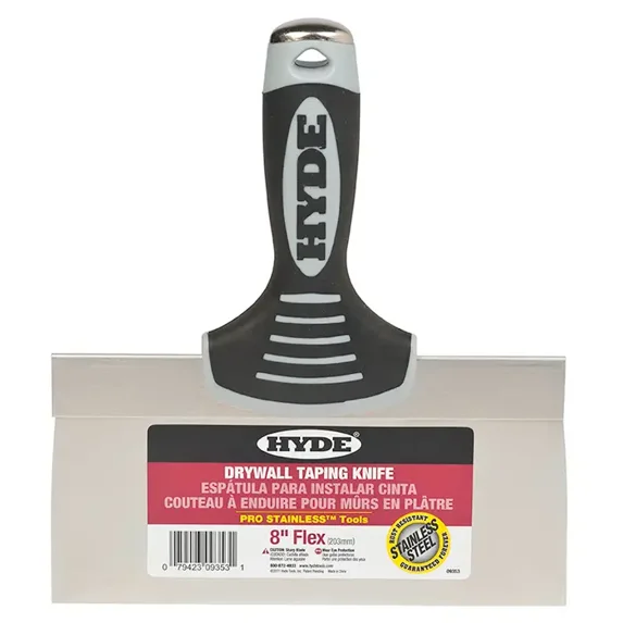 Hyde Taping Knife,Flexible,8",SS 09353
