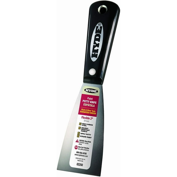 Hyde MaxxGrip Pro Flex Joint Knife - Professional Joint Knife Flexible - 3-Inch