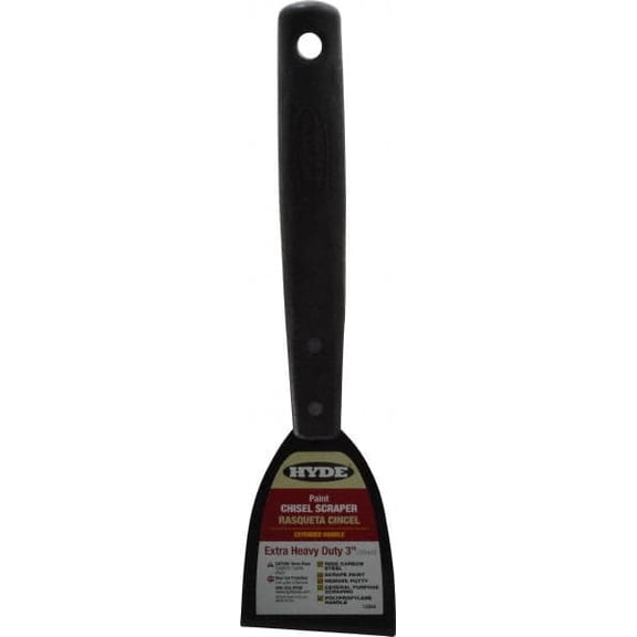 Hyde Tools 12050 Stiff Carbon Steel Chisel Scraper