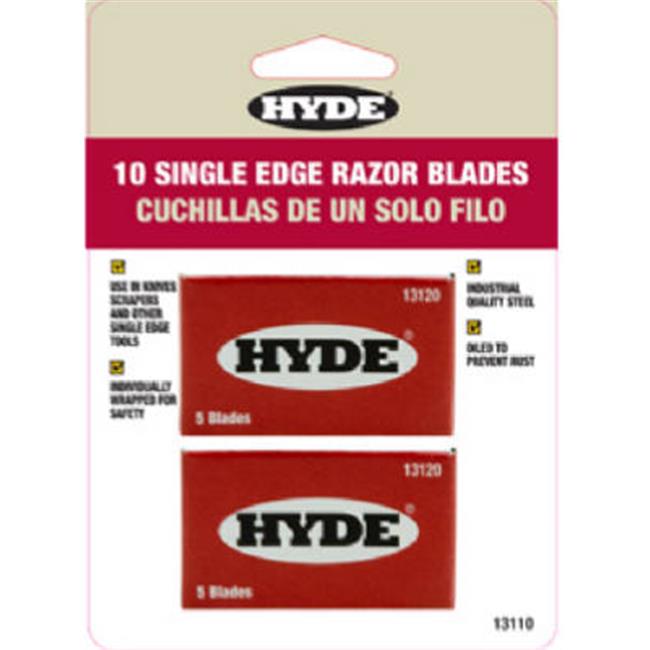 Hyde Tools 13110 Paint Scraper Single Edge Blades 10 Pack