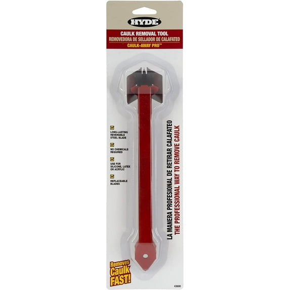 Hyde Tools 43600 Caulk-Away Pro Removal Tool