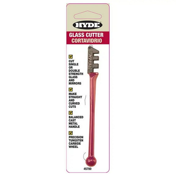 Hyde Tools 45700 Hyde Carbide Wheel Glass Cutter