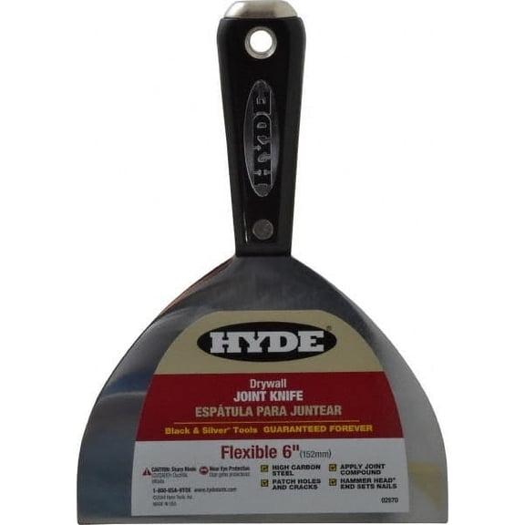 Hyde Tools 6" Wide Carbon Steel Taping Knife