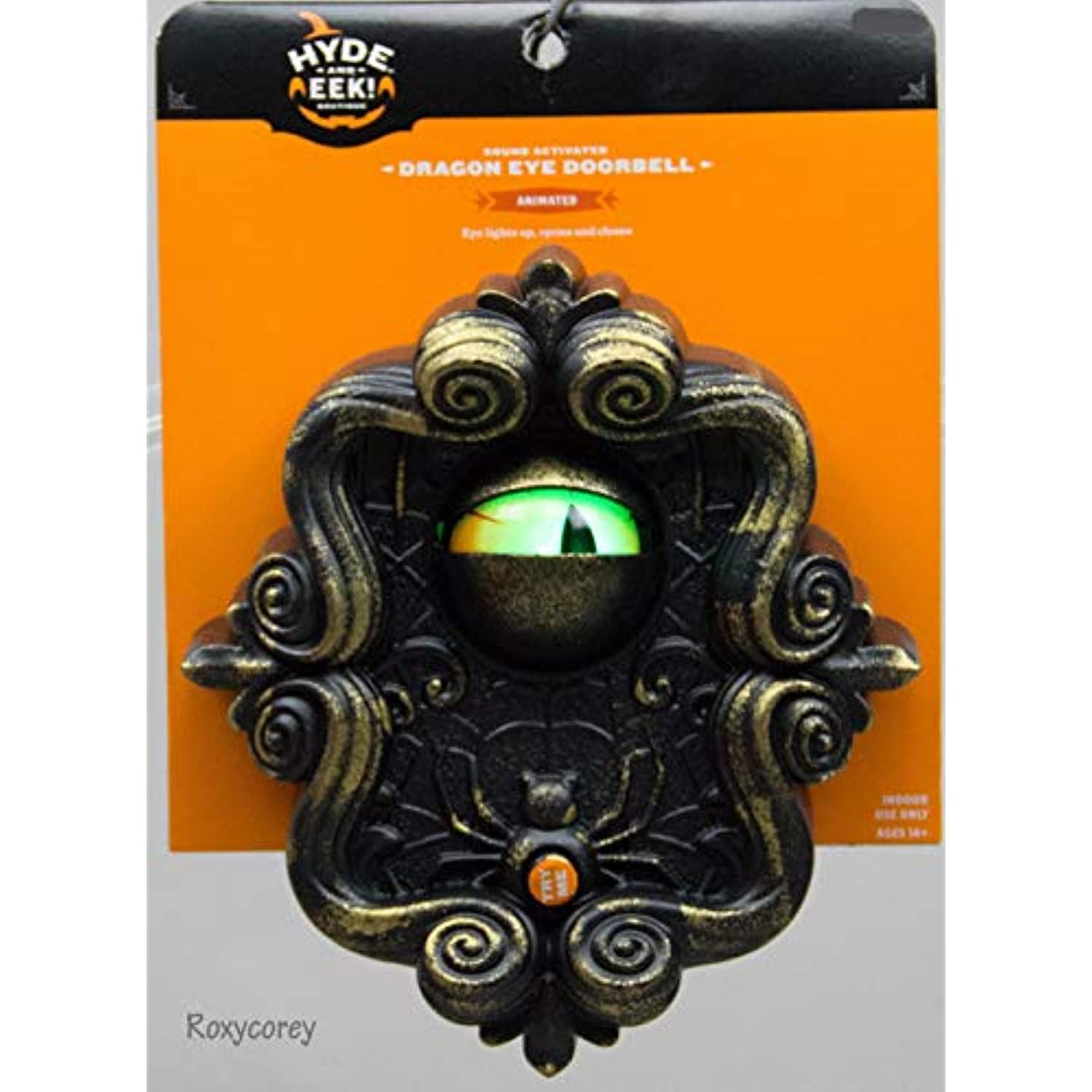Sound Activated Dragon Eye Doorbell with Animated Lights