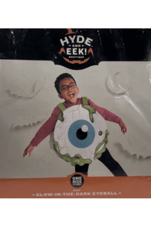 Hyde and Eek - Glow-In-The-Dark Eyeball Costume (One Size)