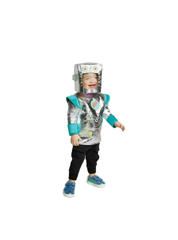 Hyde and Eek Toddler Boys Robot Suit Halloween Costume, 12-18Mo