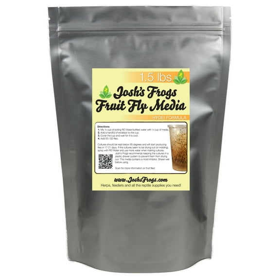 Hydei Fruit Fly Media 1.5 lbs / 1.35 Quarts (makes 10 fruit fly cultures)