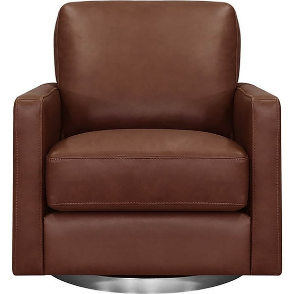 Hydeline Ashby Swivel Top Grain Leather Chair