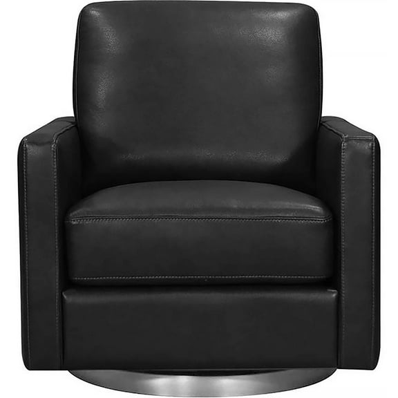 Hydeline Ashby Swivel Top Grain Leather Chair