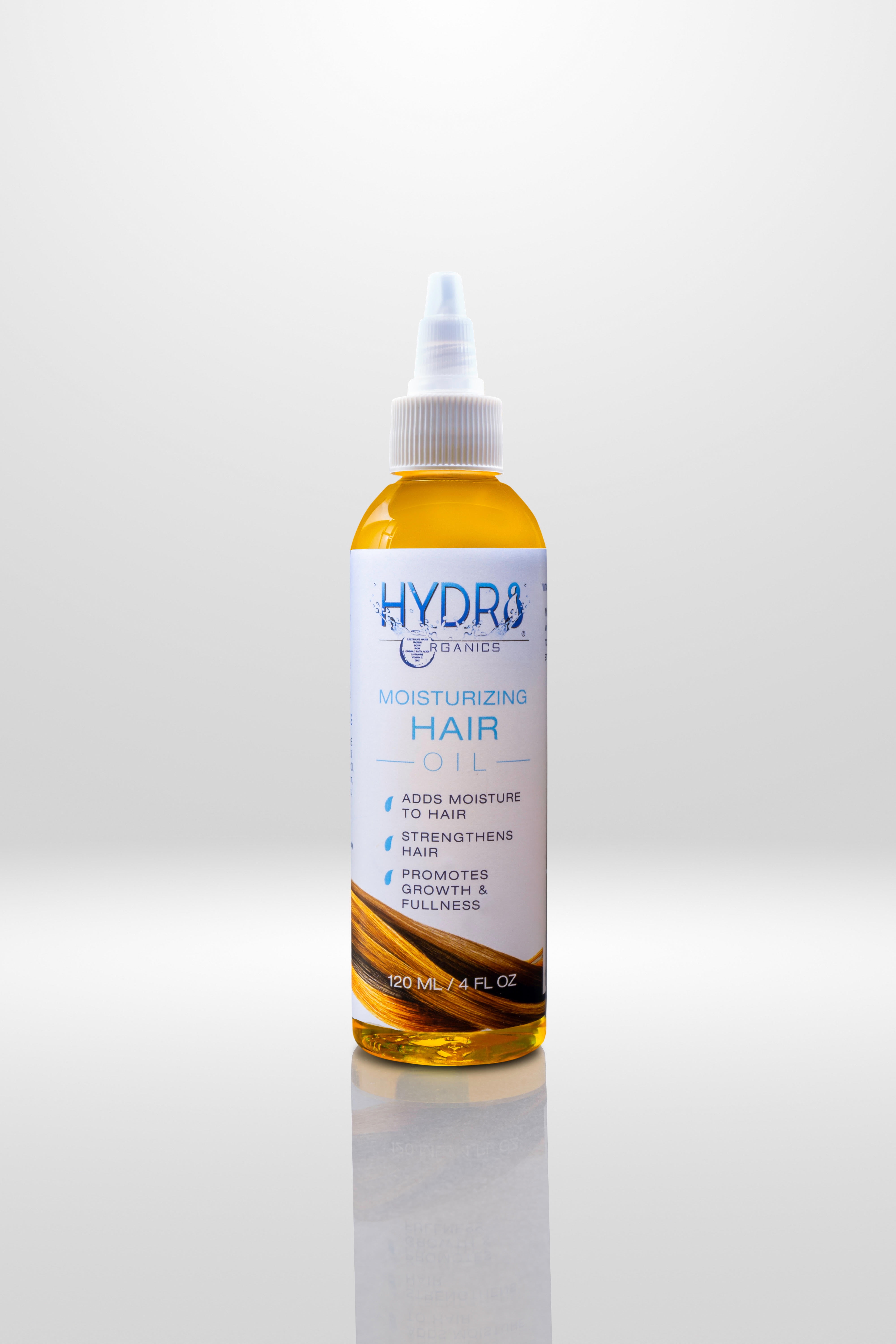 Hydr8 Organics Moisturizing Hair Oil (Curly, Damaged, Thick Hair)