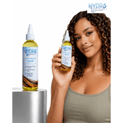 Hydr8 Organics Organic Moisturizing Hair Oil for Curly Dry Hair Including 8 vitamins & Minerals , 4 fl oz