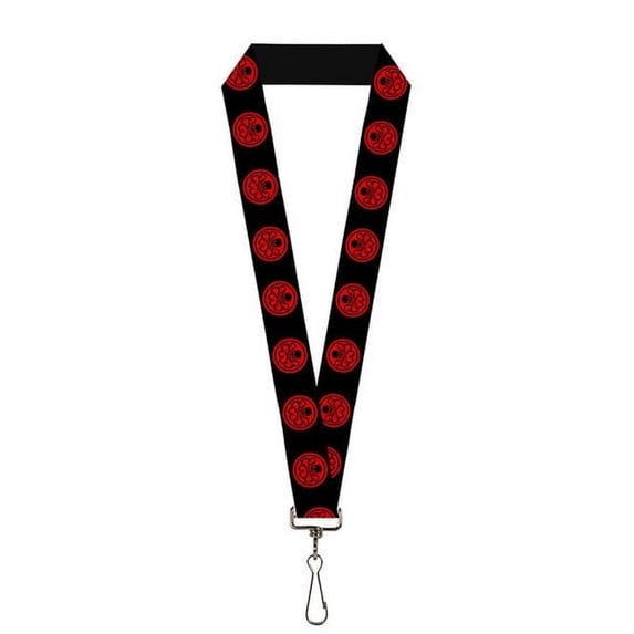 Hydra Red Repeating Symbol Lanyard
