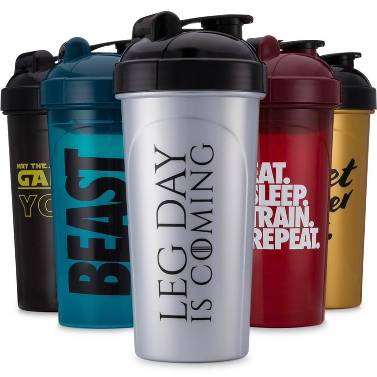 Hydra Cup 5 Pack - OG Shaker Bottles 24oz Max Value Pack Shaker Cups, Stand  Out Colors & Logos 