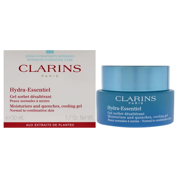 Hydra-Essentiel Cooling Gel - Normal to Combination Skin by Clarins for Unisex - 1.7 oz Gel