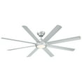 thumbnail image 1 of Hydra Indoor and Outdoor 8-Blade Smart Ceiling Fan 80in Titanium with 3000K LED Light Kit and Wall Control, 1 of 7