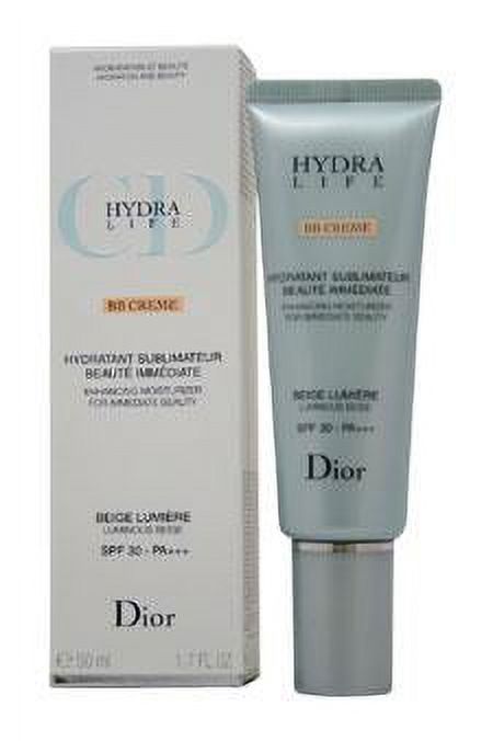 Hydra Life BB Creme Enhancing Moisturizer SPF 30 01 Luminous Beige Christian Dior 1.7 oz Face Cream Women