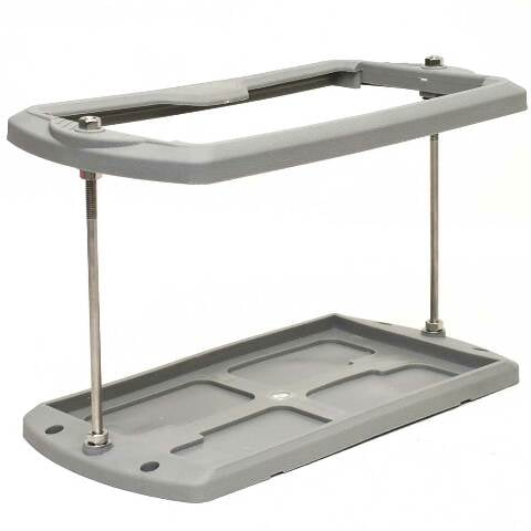 Hydra Sport Boat Battery Bracket HS22291246 | 12 Inch Gray Plastic