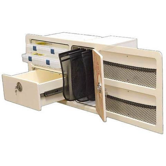 Hydra Sports Boat Leaning Post Storage Unit 132690-301630 | Tackle Boxes