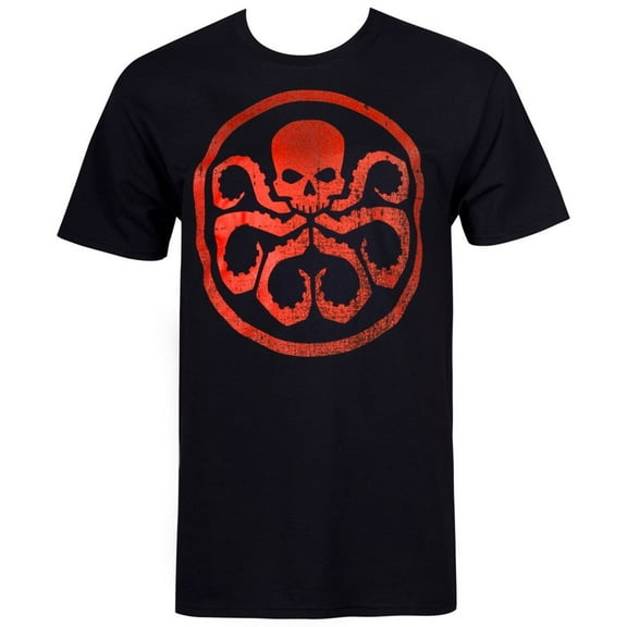 Hydra Symbol on Black T-Shirt-5XLarge