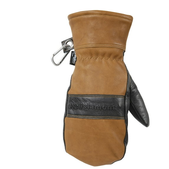 wells lamont hydrahyde mens full grain leather wp mitten l