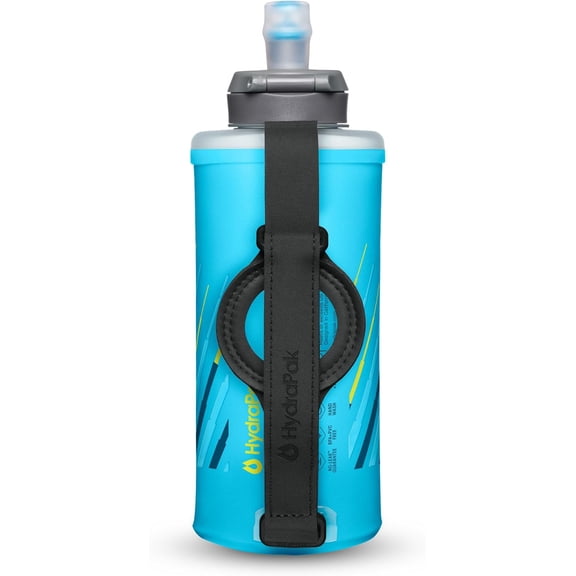 HydraPak SkyFlask Speed - Collapsible Handheld Running Water (350ml, 500ml, 500ml Insulated) - Adjustable Strap, Lightweight, Spill-Proof Cap