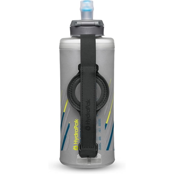 HydraPak SkyFlask Speed - Collapsible Handheld Running Water (350ml, 500ml, 500ml Insulated) - Adjustable Strap, Lightweight, Spill-Proof Cap