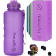 thumbnail image 1 of Hydracy 64 oz Sports Water Bottle with Time Marker and Straw - BPA-Free Gym Bottle with Neoprene Sleeve - Large Half Gallon Leakproof Reusable Water Bottle with Straw Lid, 1 of 8