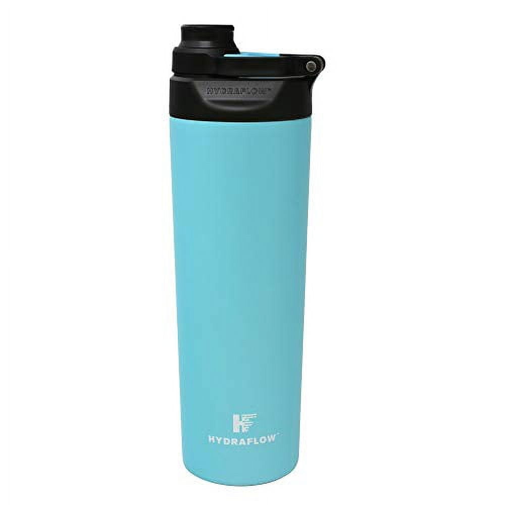 Hydraflow Cadet - 25oz Triple Wall Vacuum Insulated Bottle with Screw Top  Spout - Insulated Water Bottle - Stainless Steel Bottle - Stainless Steel  Flask - Reusable Water Bottle - (Powder Aqua) 