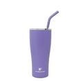 thumbnail image 1 of Hydraflow Capri - 20oz Tumbler with Straw - Triple Wall Vacuum Insulated Tumbler - Insulated Smoothie Cup - Stainless Steel Tumbler - Reusable Tumbler with Lid - (Periwinkle), 1 of 3
