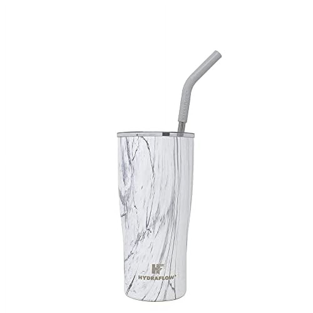 HYDRAFLOW Capri - 30oz Tumbler with Straw - Triple Wall Vacuum Insulated  Tumbler - Insulated Smoothi…See more HYDRAFLOW Capri - 30oz Tumbler with