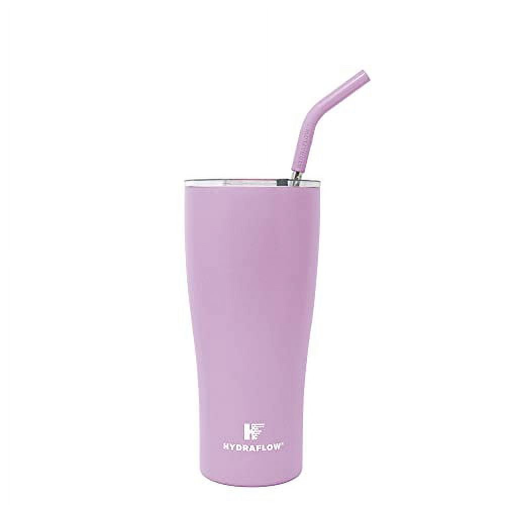 Hydraflow Capri - 20oz Tumbler with Straw - Triple Wall Vacuum Insulated  Tumbler - Insulated Smoothie Cup - Stainless Steel Tumbler - Reusable  Tumbler